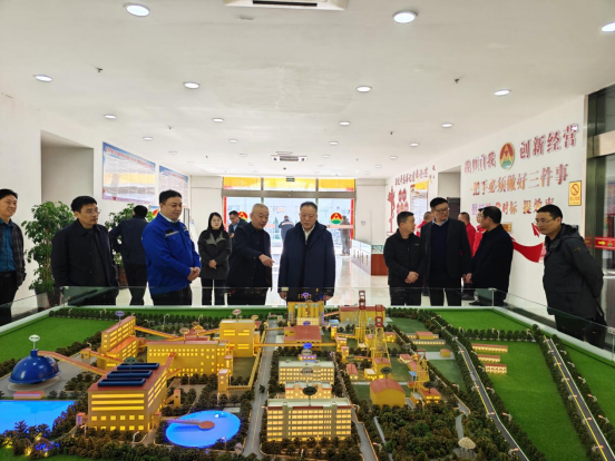 安徽省应急办理厅厅长周天伟深切安徽金日晟公司调研指点岁末年头宁静出产任务